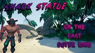 SHARK STATUE ON THE EAST OUTER RING, SHARKBAIT COVE