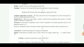 Lecture -7 Introduction To Sampling Methods | Hindi Explanation | B.Sc. , M.Sc. Notes