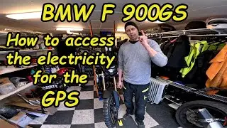 BMW F 900GS How to access the electricity for the GPS