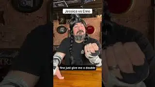 Super happy bartender vs Emo customer. #bartender #divebar #customer #funny #jokes  #cornerbargso