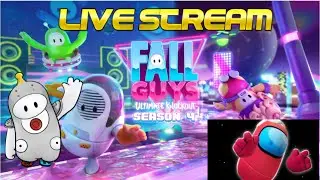 Playing Fall Guys Dengan Kostum Among Us-  Fall Guys Season 4 Stream