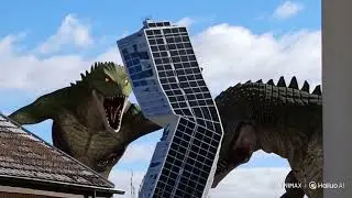 #monster #reptil #fight #city #demolition 