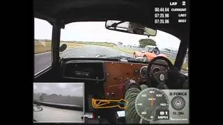 Lotus Elan vs Ginetta G4 scrap HSCC 2013