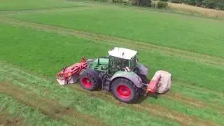 Fendt 828/2.Schnitt/Gras m&auml;hen - 2018