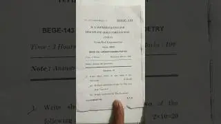 BEGE - 143 Understanding Poetry #ignou#exam2025#questionpaper