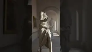 Touring the Gallery After Hours  #ancientrelics #horror #nightmarenarratives #horrorconcept