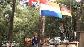 Kamp 2012 Moergestel: Olympisch vuur opening en opbouwen