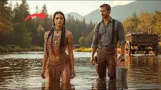 Seeing an Apache Fugitive Bathing in the River, the Rancher Was Struck by Her Beauty.