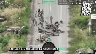 Russian soldiers appear to surrender to Ukrainian forces during cross-border attack