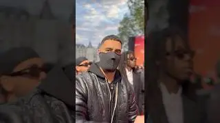 Ashe 22 &agrave; la C&eacute;r&eacute;monie Les Flammes 2024