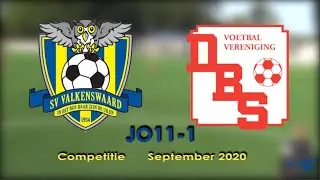SV Valkenswaard JO11-1 vv DBS September 2020