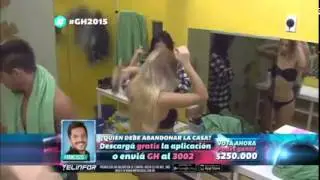 El sueño de Francisco, bañarse con Romina y Belen Gran Hermano 2015