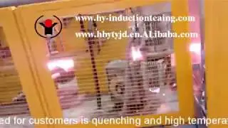 Self-tempering mode of steel quenching and tempering equipment