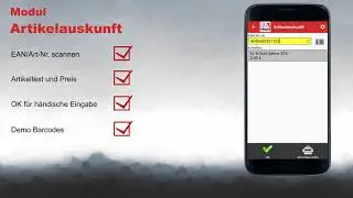 Preise und Artikelinformationen per Barcode abfragen | COSYS Inventur App