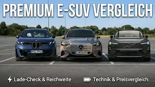 Technik-Check 2026: Volvo EX60, BMW iX3 und Mercedes GLC EQ