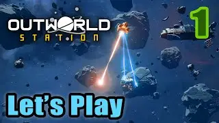 Let's Play - Outworld Station - Full Gameplay (Steam Next Fest) - Space Mining Factory Automation