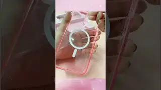 Iphone pink glitter magsafe case from Caseaholic cute phone case with impact protection #iphonecase