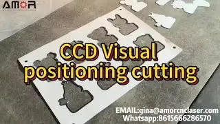 CCD Visual Positioning and Cutting | Digital CNC KT Board Cutting Machine#ccdesign #foamsheet