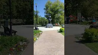 Саратов.Сквер Марины Расковой один из красивейших мест в городе.Август 2024