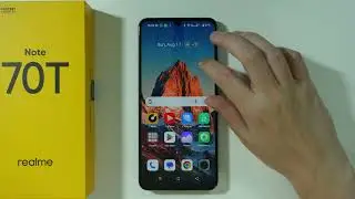 Realme Note 70T: How to Take Gesture Screenshot