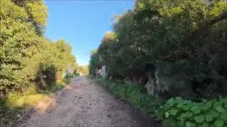 ILE DU LEVANT, la corniche du Pin Pignon. 900 m