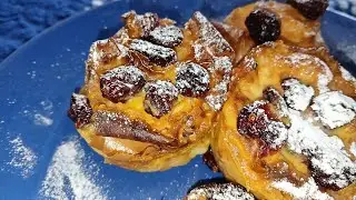 Pastelitos de masa filo con Natillas de Naranja