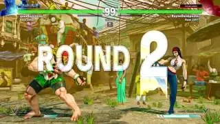 STREET FIGHTER V. goodbusiness (Alex) VS RayzeDaImposter (Juri)
