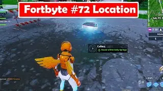 Fortbyte #72 Location Found within Salty Spring Season 9 Fortnite Challenges