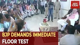 M.P. Political Crisis: BJP MLAs Meet Governor, Demands Immediate Floor Test