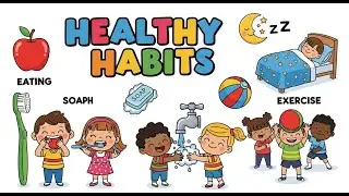 Healthy Habits 🥦🦷🏃 | Good Habits Song for Kids | Happy Tale & Tune