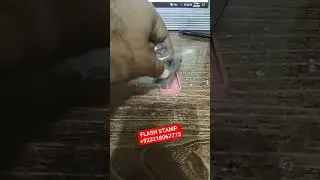 Flash stamp maker #Stampmaker #lahore