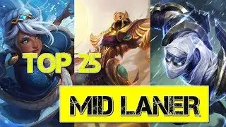 Top 25 Mid Champions 4 - LoL Epic Best Mid Plays