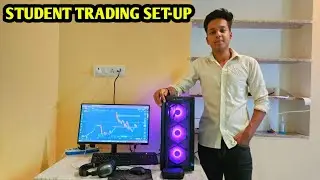 Student Trading setup 👨🏻&zwj;🔬 Room tour 🙂 Trading vlog
