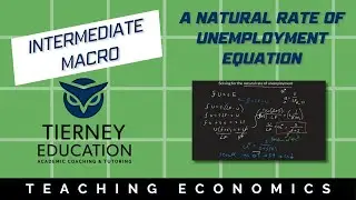 Finding the Equation for the Natural Rate of Unemployment in a Labor Search Model