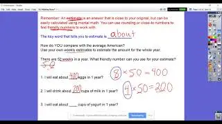 4.2 Making Reasonable Estimates for Products