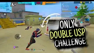 Double USP Gun Only Challenge || freefire || ankitgaming