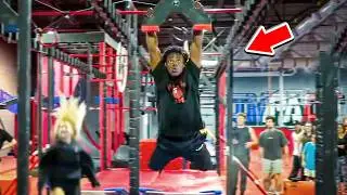 iShowSpeed Tries Ninja Warrior Training..
