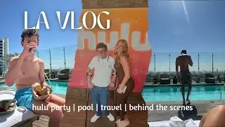 LA VLOG | hulu red carpet, breaking my toenail, & travel bts 