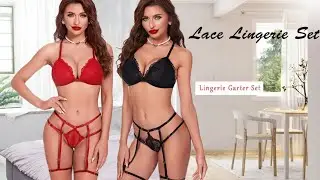 wearella Women's Garter Belt Lingerie Set | $100k Bonuses in Description