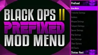 [BO2/1.19/GSC] Prefixed v4 Mod Menu Showcase + Download