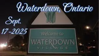Downtown Waterdown Ontario Sept 17 2025