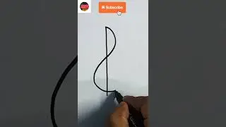 Draw a simple music note using these simple steps #shorts #ashortaday Canvassing Passion