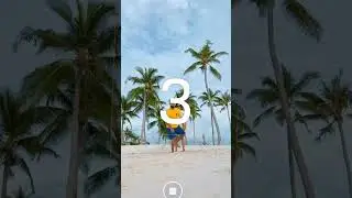 tripod hack Beach photo 🏖🏝 #iphone #sea #sumsung #mobile