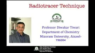 Radio-tracer Technique (IV Sem, Chemistry)
