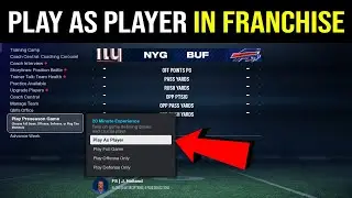How to Play As a Player in Madden 26 Franchise Mode?