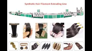 Machine for Making Synthetic Human Hair Wig Fiber