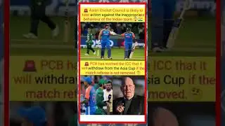 🚨 PCB has warned the ICC that it will withdraw from the Asia Cup if the match referee is not removed