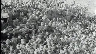 HD Historic Archival Stock Footage WWII - U.S. Troops Land In North Africa 1942