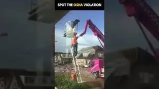 Spot The OSHA Violation 3 #oshacompliance #workplacesafety