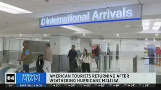 Tourists returning to South Florida after weathering Hurricane Melissa